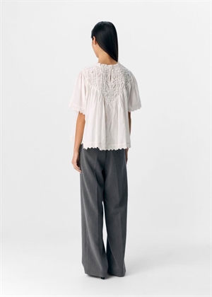 Lenia ss bluse Cloud Dancer Object 